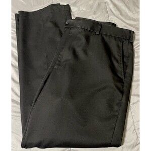 Izod Classic Fit Golf Pants Black Zip Hook Button Pockets Men’s 38/34
